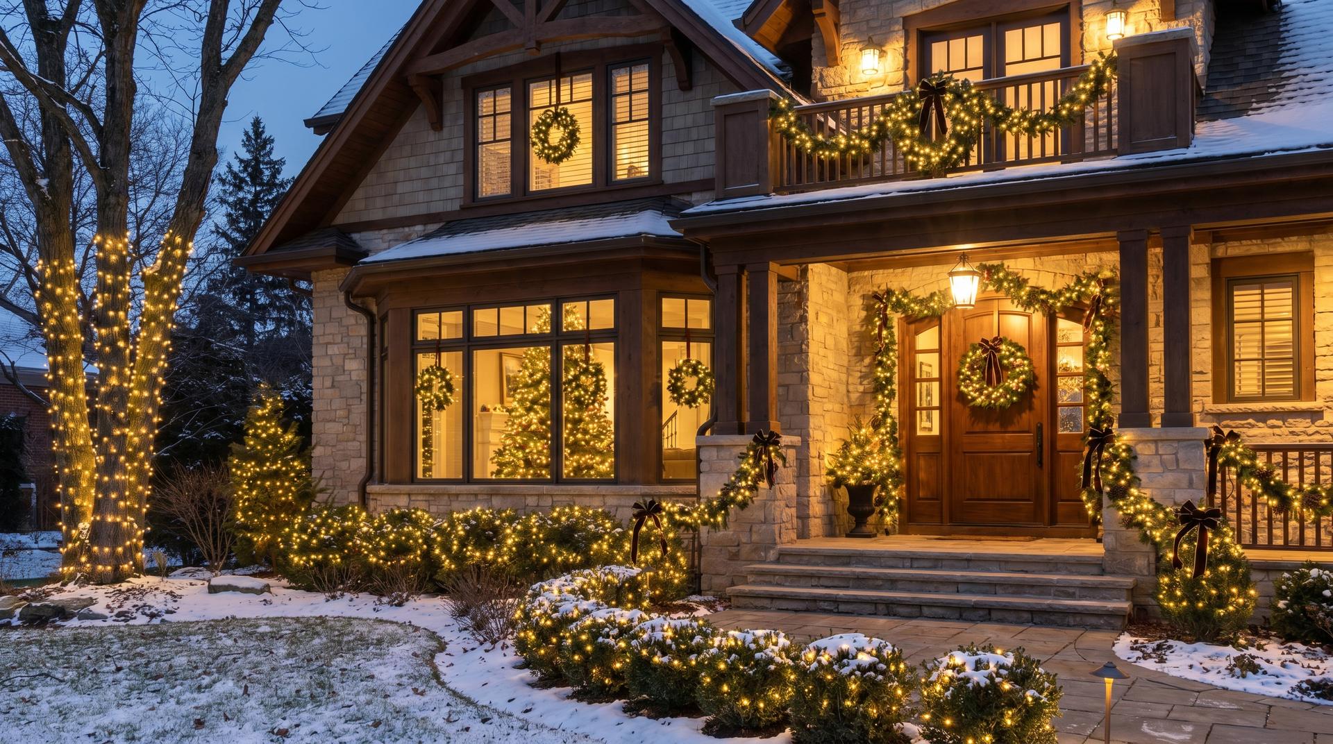 Dazzling Professional Christmas Lighting showcase